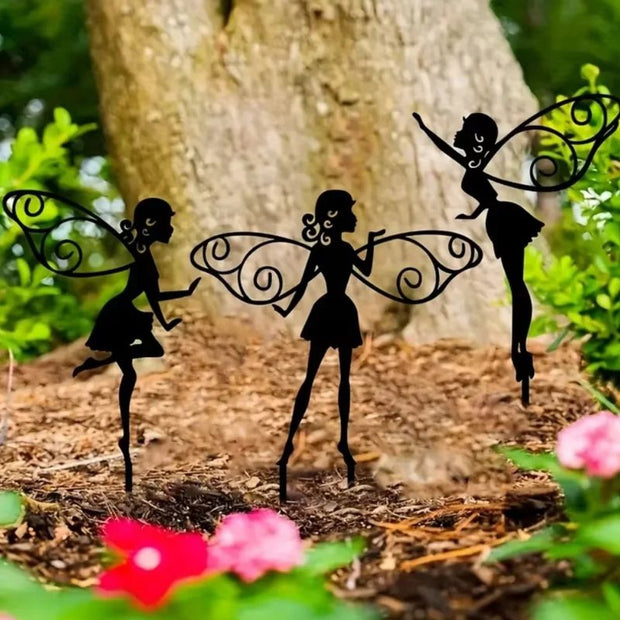 Sculpture Métal Fées Décoratives