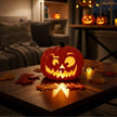 Citrouilles Halloween Lumineuse et  Réaliste