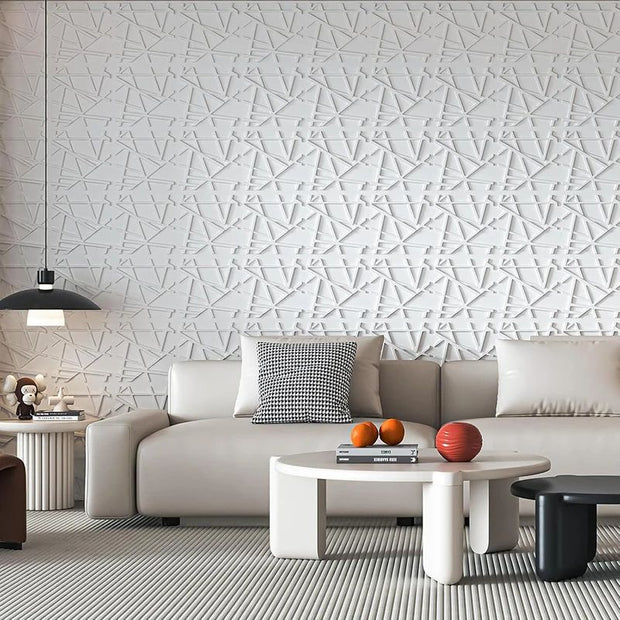 Panneau Mural Décoratif 3D Avec Relief Géométrique