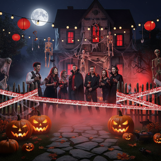 Décorations Halloween Bande Effrayante pour Ambiance Hantée