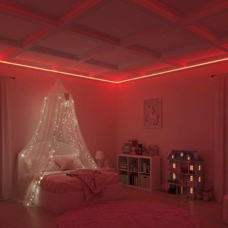 Guirlande LED Adhésive Avec Lumière Réglable