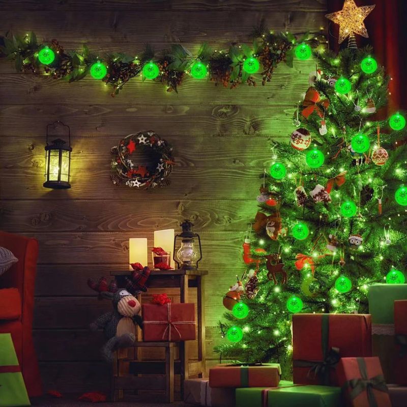 Guirlandes de Noël LED Grinch