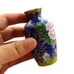 Vase Chinois en Émail Cloisonné Très Petit