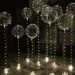 Éclairages de Salle Ballons LED Transparents Lot de 5