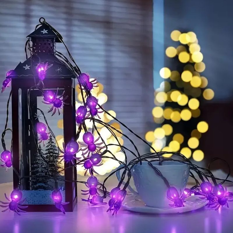 Guirlandes Solaires Araignées Lumineuses