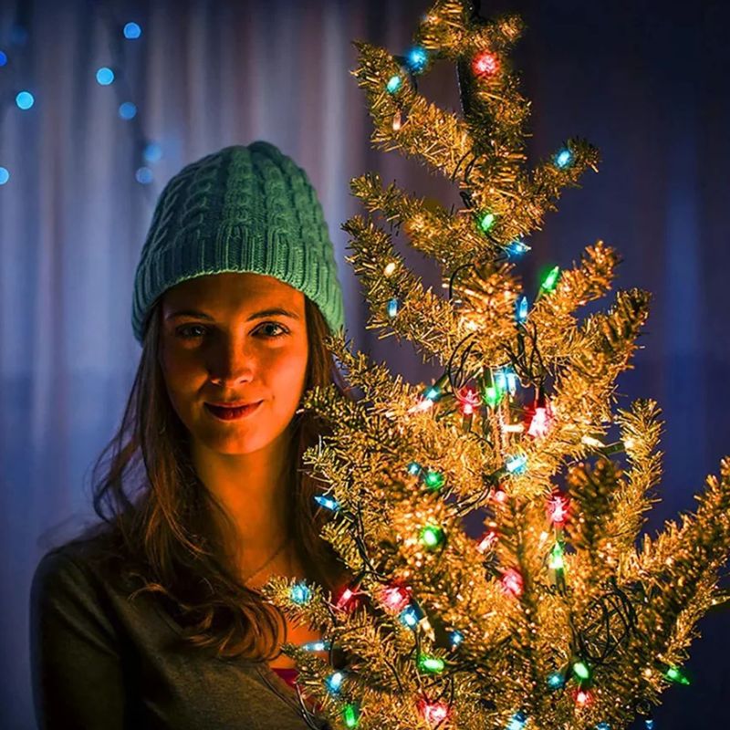 Guirlandes Pour Arbres De Noël LED À Piles