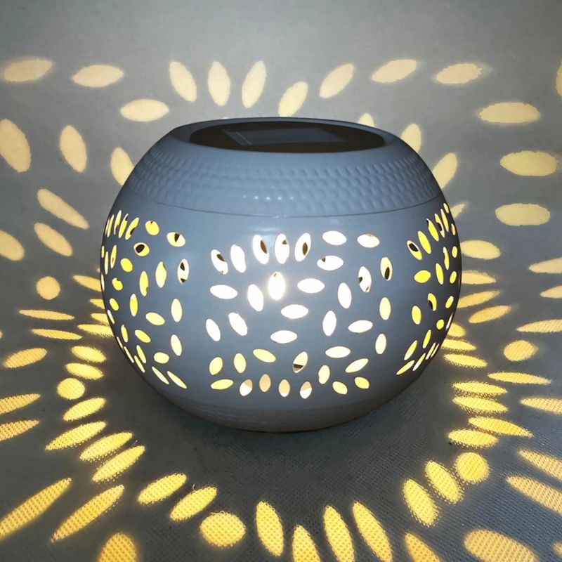 Lanternes Solaires Métal Elliptique LED