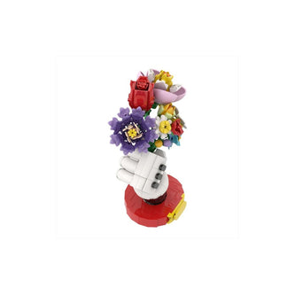 Vase Lego à Fleurs en Décennie de Construction pour Enfant