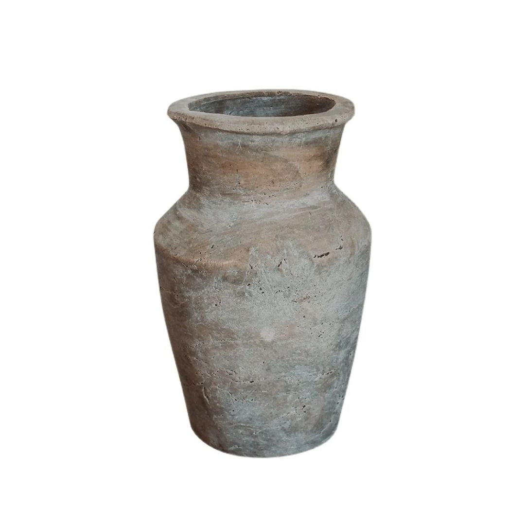 Vase en Terre Cuite Artisanale pour Fleurs