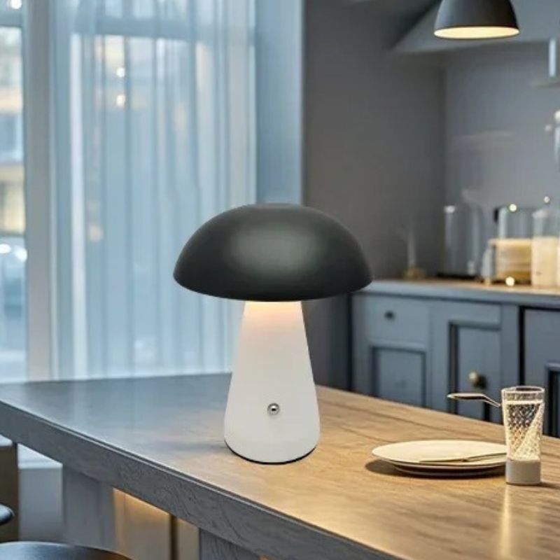 Lampe Champignon Année 70 pour Table
