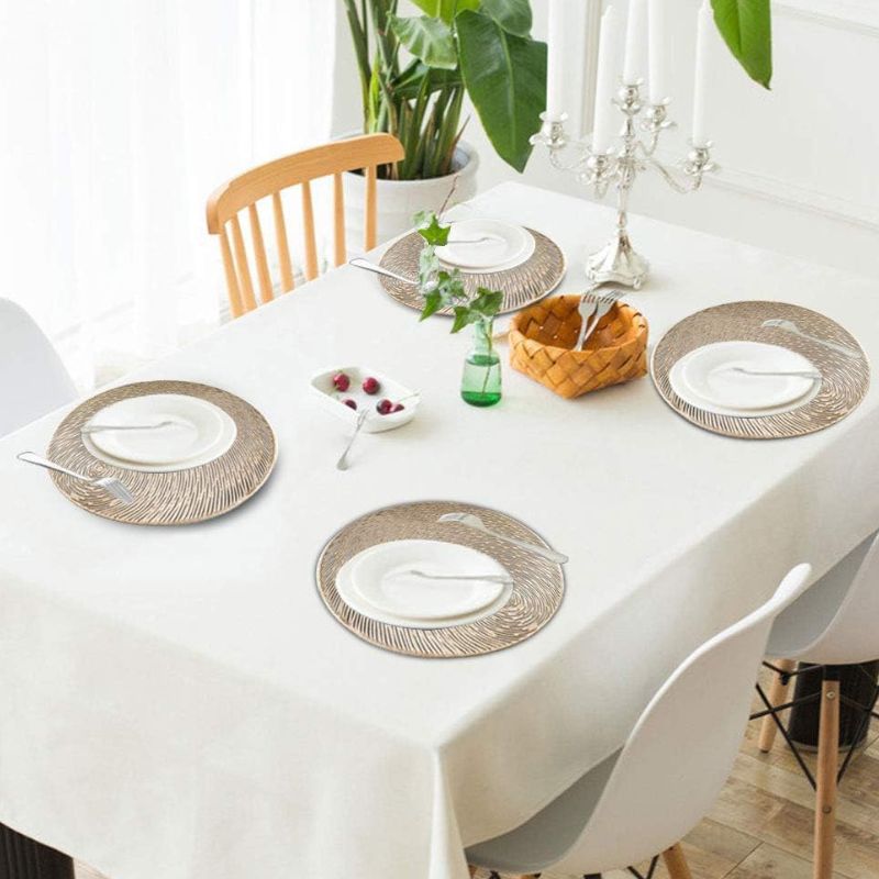 Set De Table Vinyle Rond Chic Et Résistant