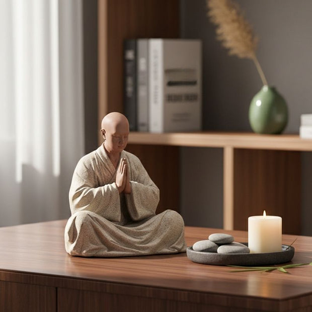 Statuette En Ivoire Éléphant Majestueux Avec Décor Sculpté