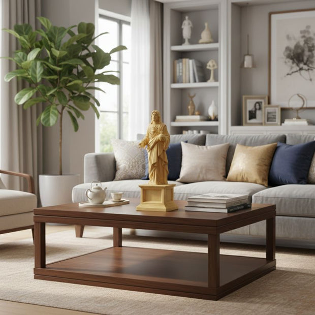 Statuette En Ivoire Christ Debout En Posture Bénissante