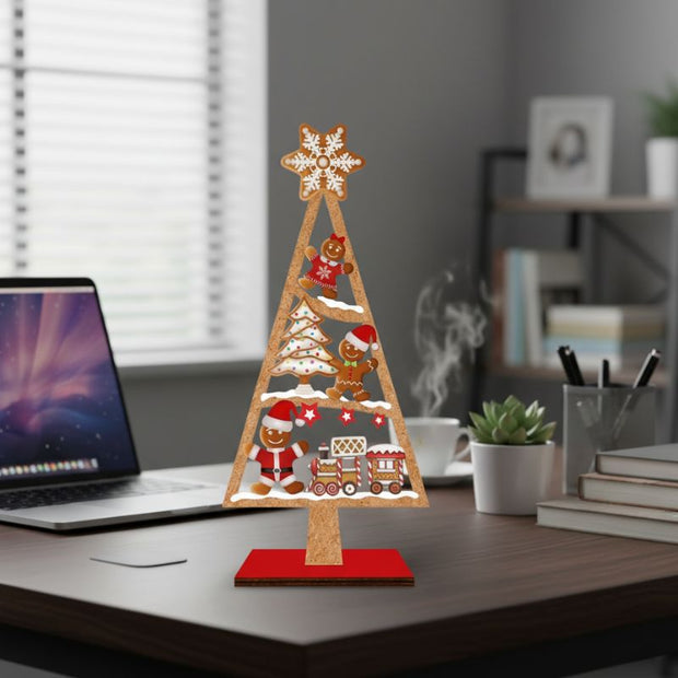 Sapin De Noël En Bois Style Gourmand