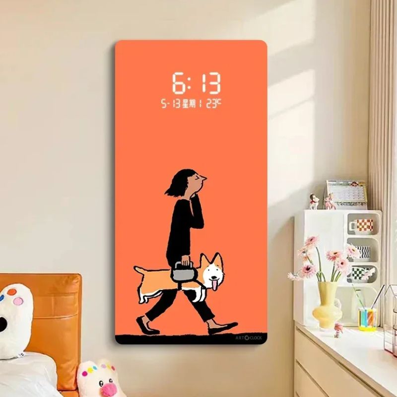 Horloge Numérique Murale LED Design Moderne