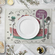 Set De Table En Lin Motif Oies