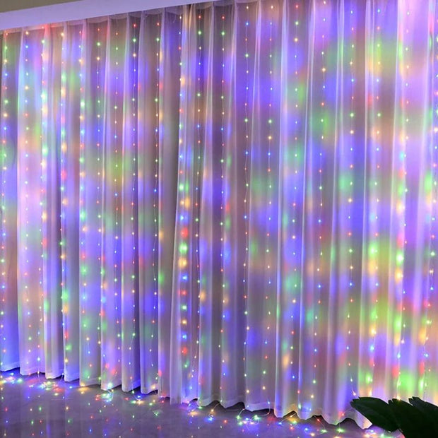 Rideau Lumineux Solaire LED