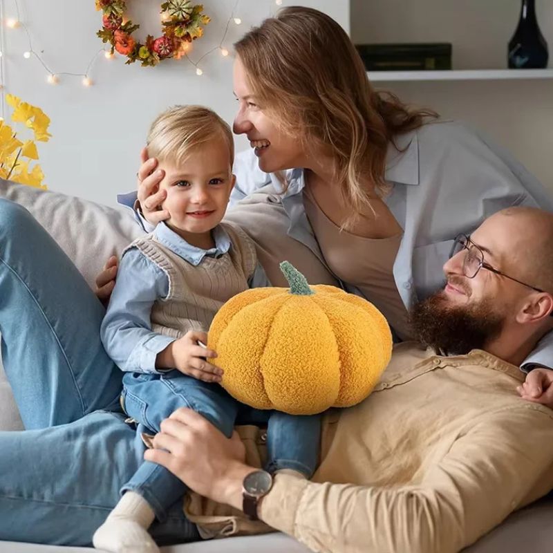 Citrouilles Halloween Coussin Doux en Peluche