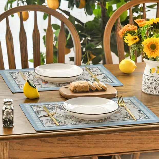 Set De Table En Lin Décoratif Style Nature