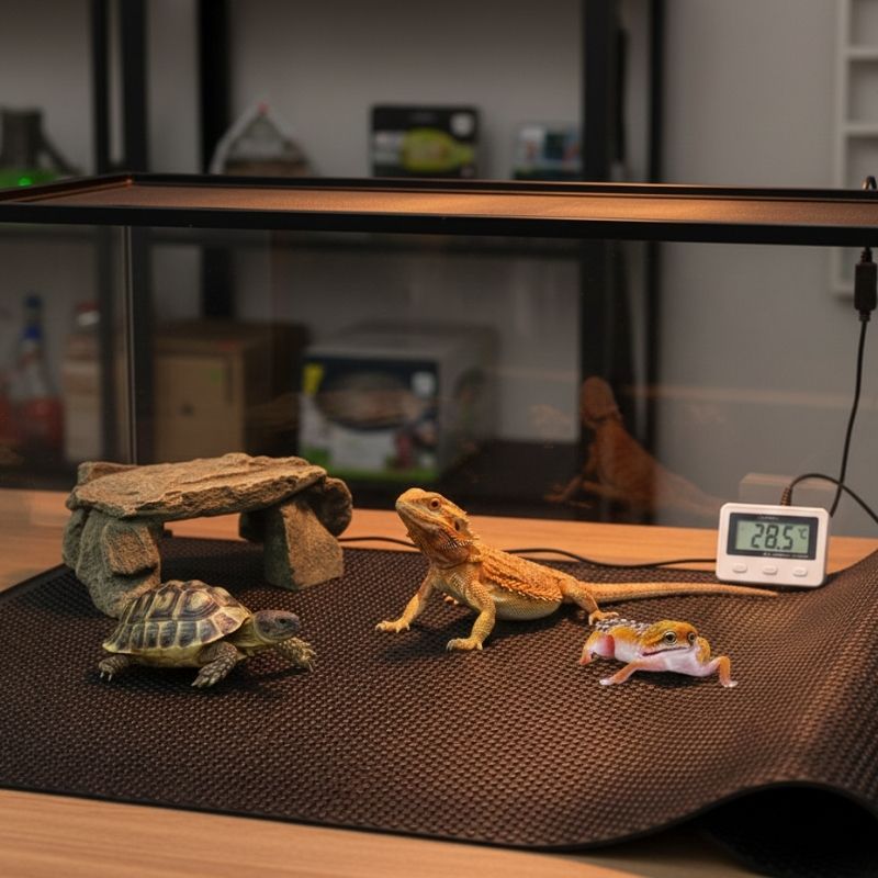 Tapis Chauffant Terrarium En Revêtement Antidérapant