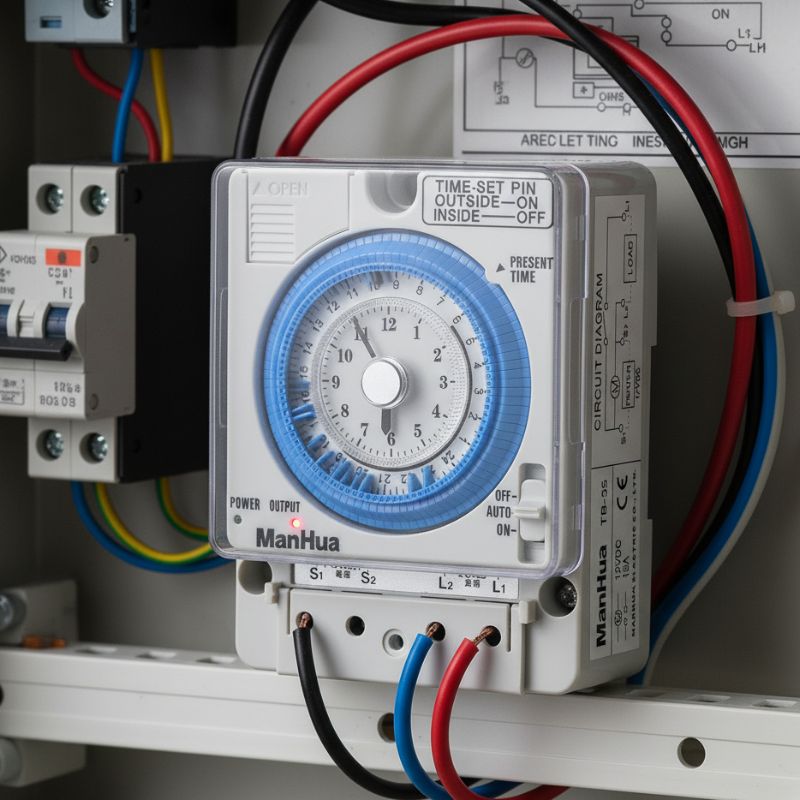 Programmateur Mécanique Journalier Style Analogique