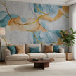 Panneau Mural PVC Décoratif Imitation Marbre Avec Effet Aquarelle