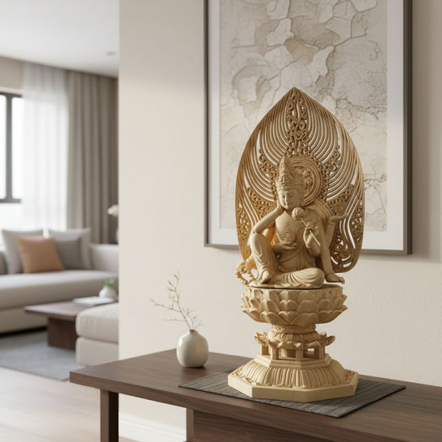 Statuette En Ivoire Sculpture Sacrée