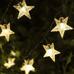 Guirlandes Solaires Étoiles Brillantes LED