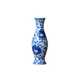 Vase en Porcelaine Bleu et Blanc Pour Décor