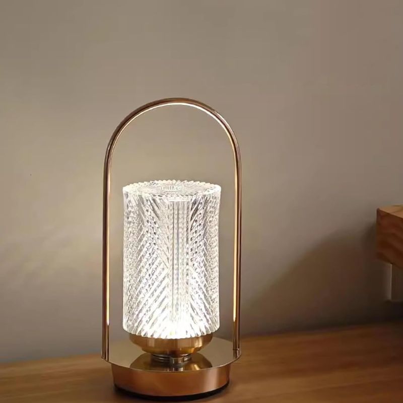 Éclairages De Table Modernes En Cristal Avec Lumière Réglable