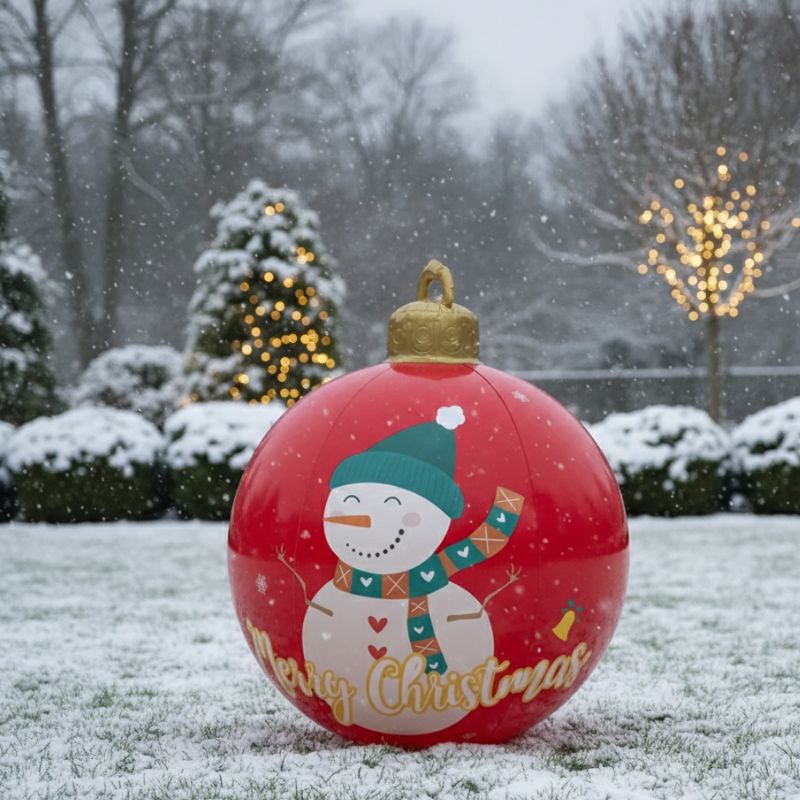 Décoration de Noël Boule Géante Gonflable