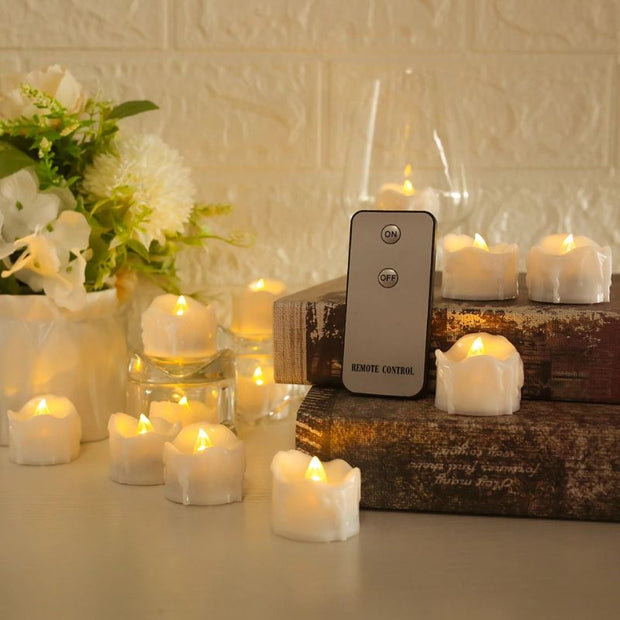 Bougie LED Décorative Effet Flamme