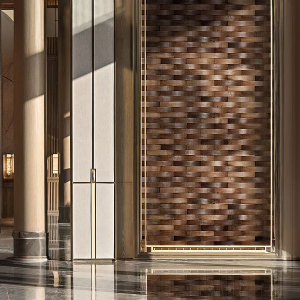 Panneau Mural Bois Avec Effet 3D Et Diffusion Acoustique Décorative