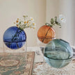 Vase Boule en Verre Borosilicate pour Fleurs