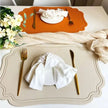 Set De Table Cuir Luxe Imperméable Et Thermique