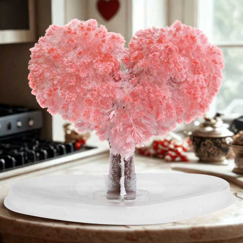 Sculpture Papier Arbre en Cœur