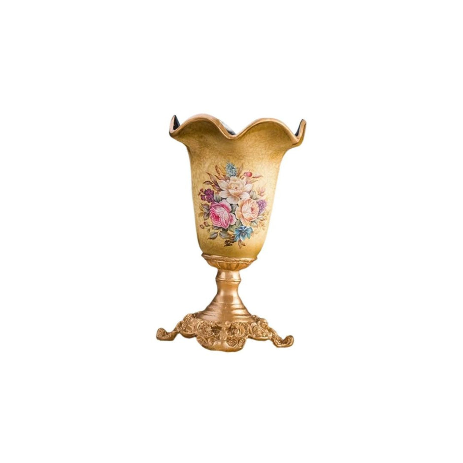 Vase Art Style Vintage en Résine Pour Fleurs