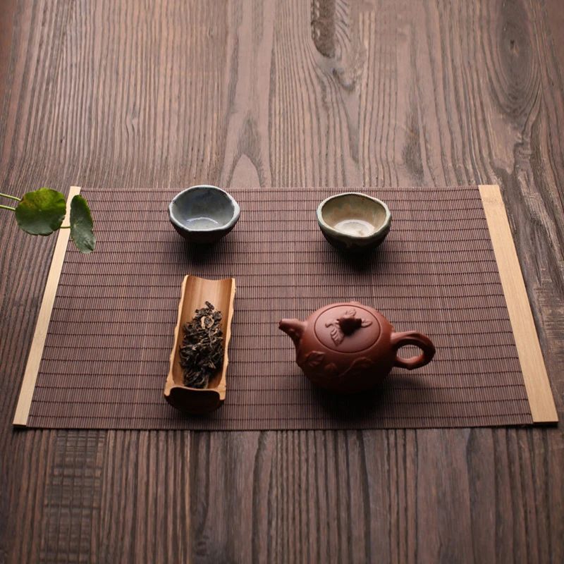Set De Table Bambou Naturel Lavable Et Antidérapant