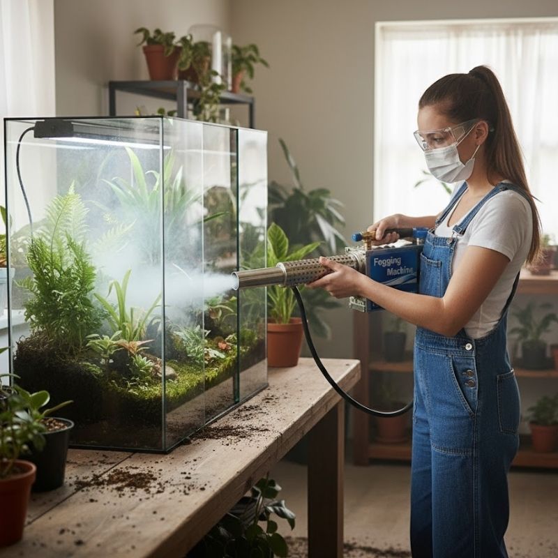 Brumisateur Terrarium Puissant Avec Système De Brume À Impulsion