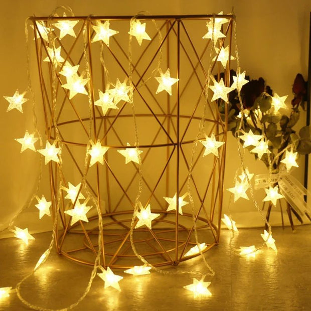 Guirlande LED Étoiles Lumineuses
