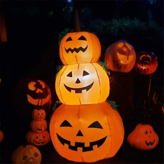 Citrouilles HalloweenGonflables Lumineuses