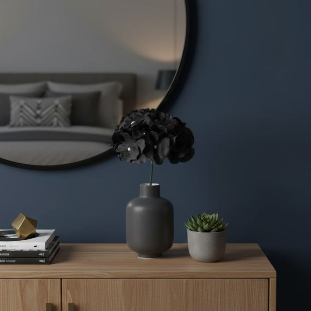 Fleur Artificielle Noir Avec Pétales Larges