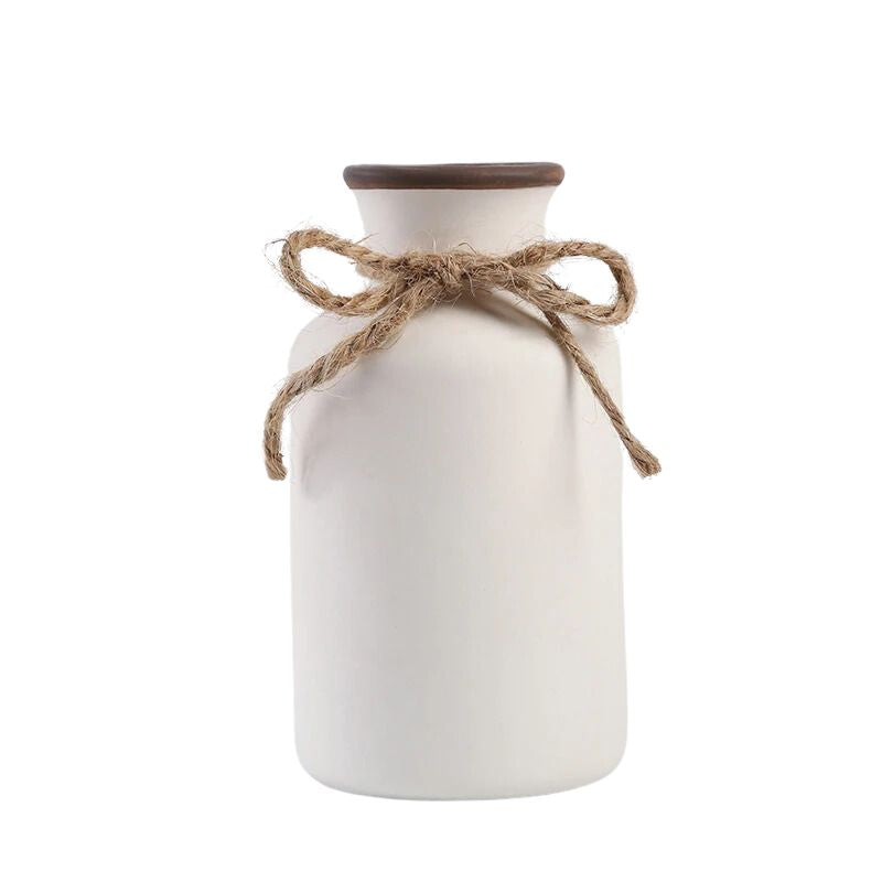 Vase Blanc Boho Style Nordique Moderne
