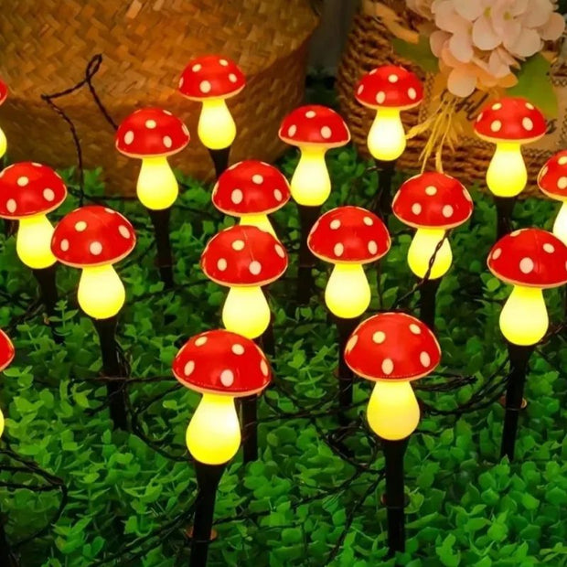 Lampe Champignon Egmont Toys Rouge Design Enchanté Lot de 8
