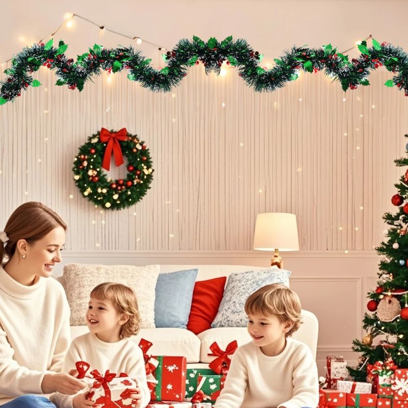 Guirlandes Pour Arbres De Noël Rubans Festifs