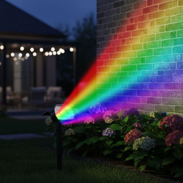 Projecteur d’Extérieur Solaire LED RGB