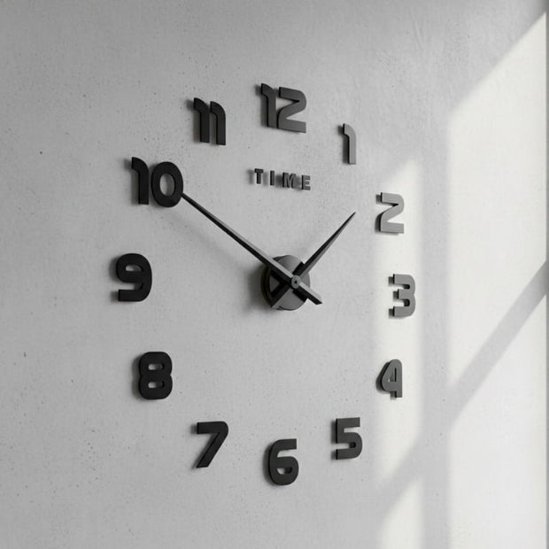 Grande Horloge Murale Moderne Style Luxe