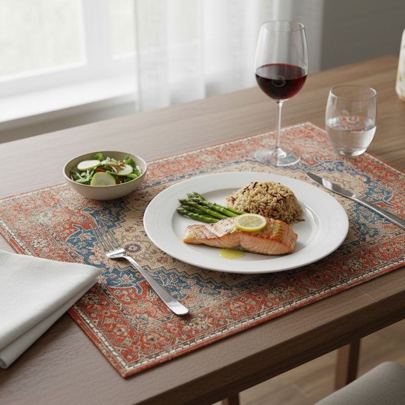 Set De Table En Lin Pour Ambiance Sophistiquée Lot de 4