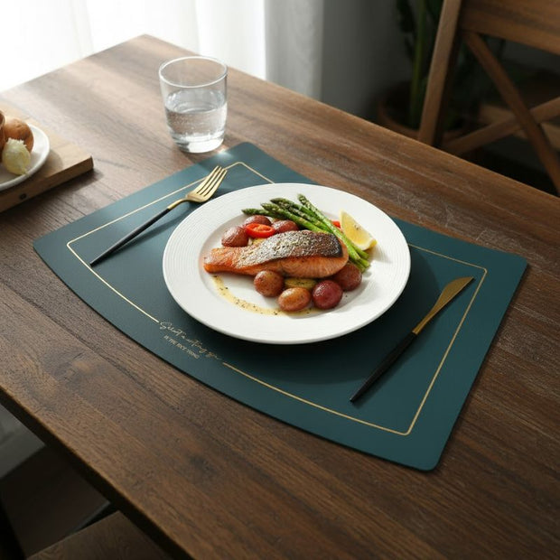 Set De Table Cuir Moderne Style Chinois