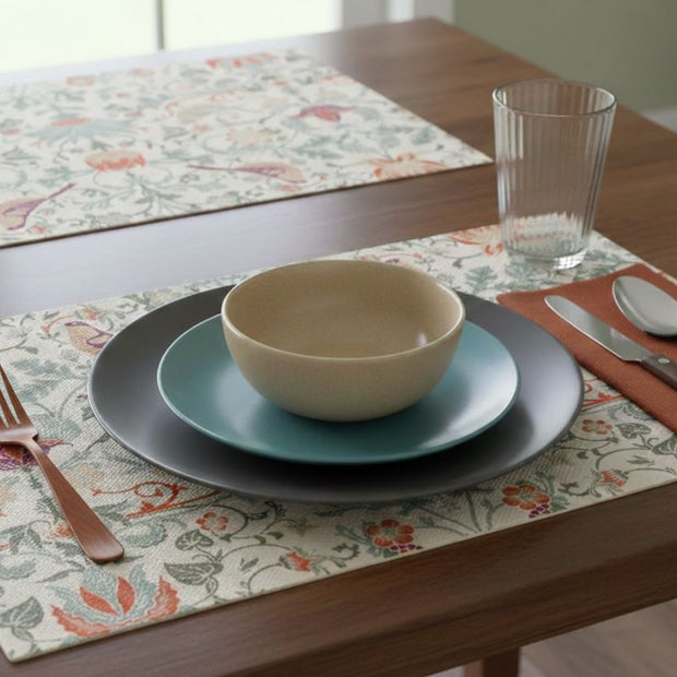 Set De Table En Lin Décoratif Style Classique